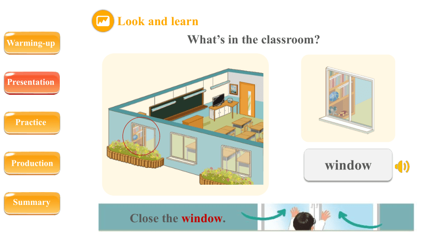 Unit 1 My classroom  Part A Let’s learn 课件（共24张PPT，内嵌素材）