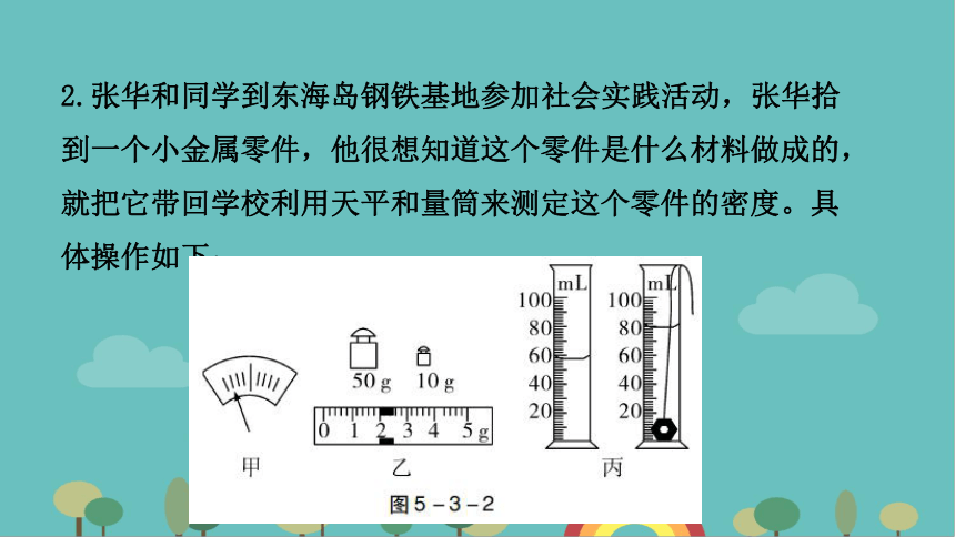 粤沪版物理八年级上册 5.3 密度知识的应用 第1课时课件(共29张PPT)