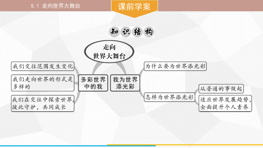 （核心素养目标）5.1 走向世界大舞台 课件(共29张PPT) 统编版道德与法治九年级下册