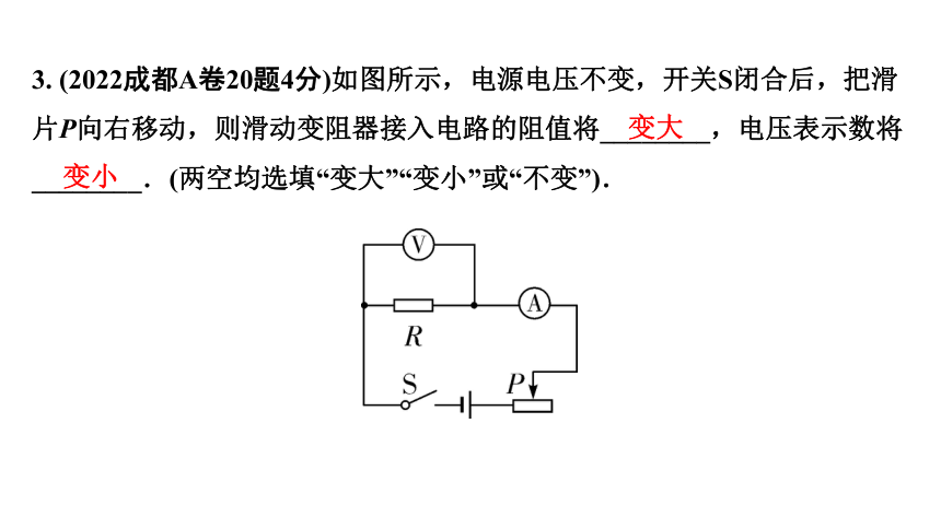 2024成都中考物理二轮专题复习 微专题 动态电路分析 （课件）(共20张PPT)