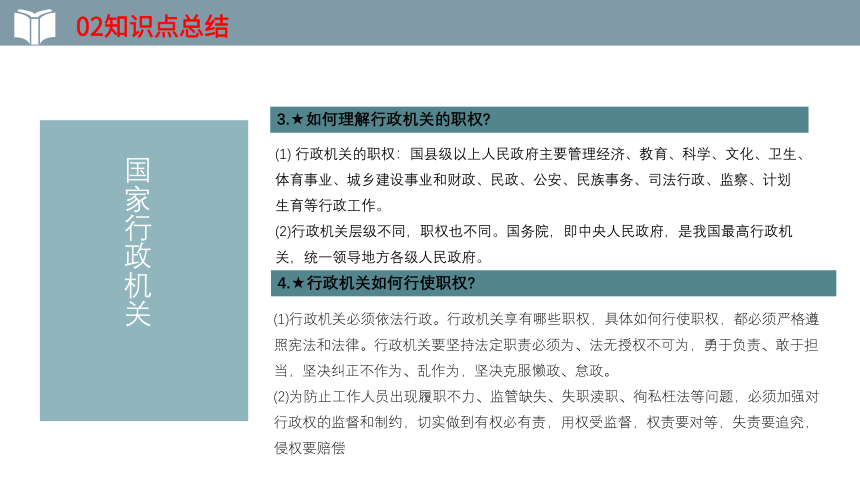 2022年中考一轮复习道德与法治八年级下册第三单元 《人民当家作主》第六课 我国国家机构教学课件（32张PPT）