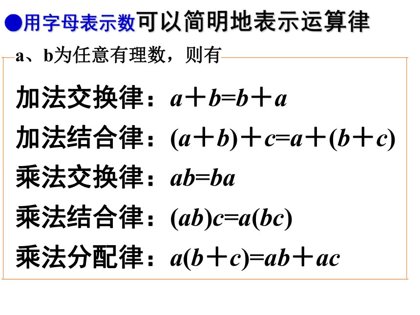 苏科版（新版）七年级上3.1 字母表示数  课件（共25张PPT）