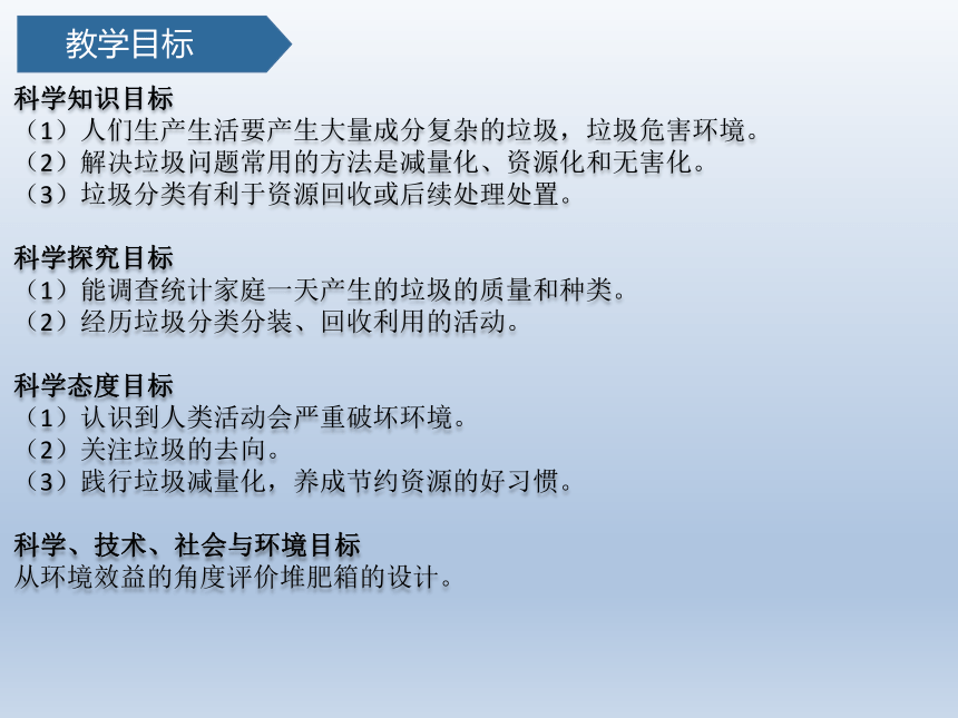 教科版（2017秋） 五年级下册3.4 解决垃圾问题   课件(共20张PPT)