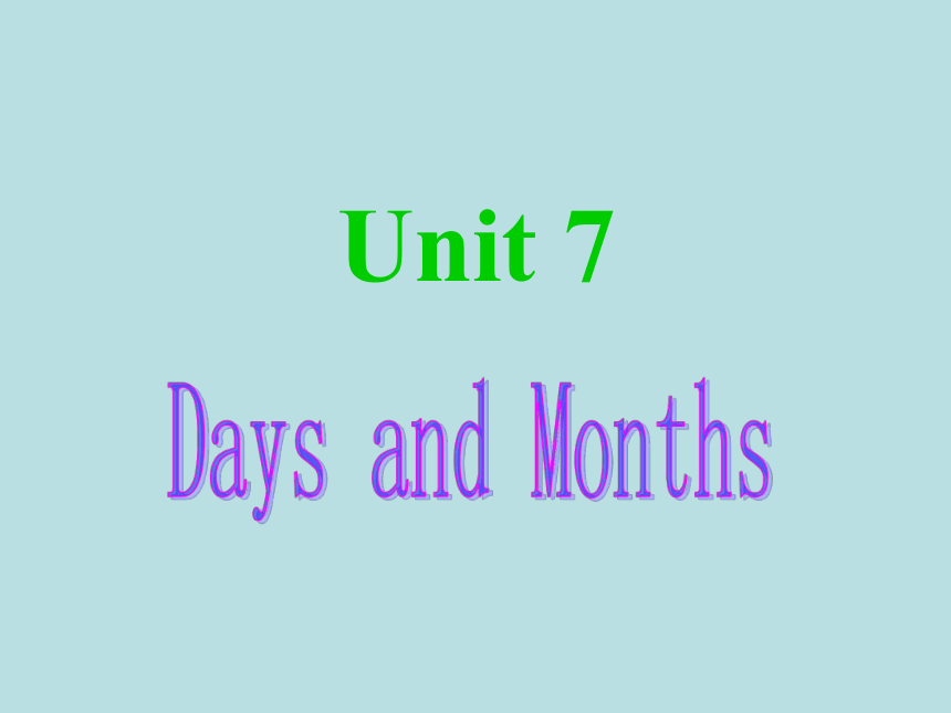 七年级英语上册 Unit 7 Days and months Lesson 37 Seasons and Weather课件21张