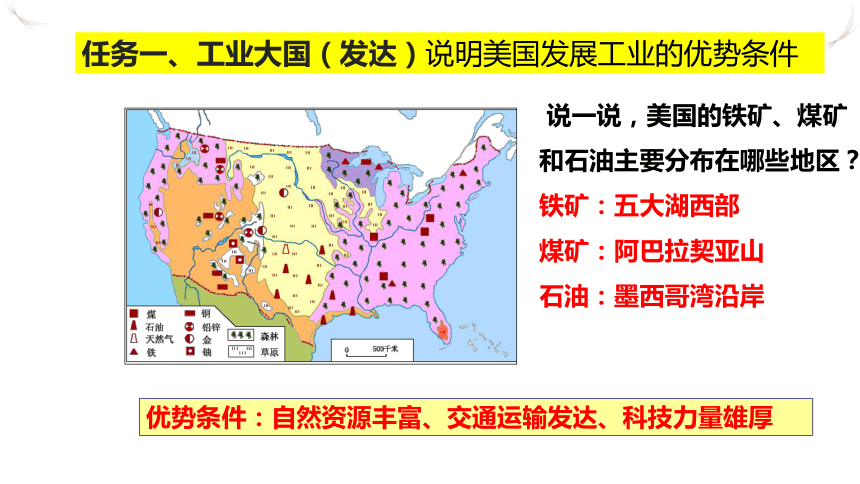 2020-2021学年湘教版初中地理七年级下册 8.5 美国 第二课时 课件（33张PPT）