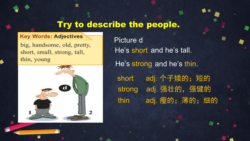 初一英语(师大版)U1 Lesson 2 What Do They Look Like 1-2课件（38张PPT)