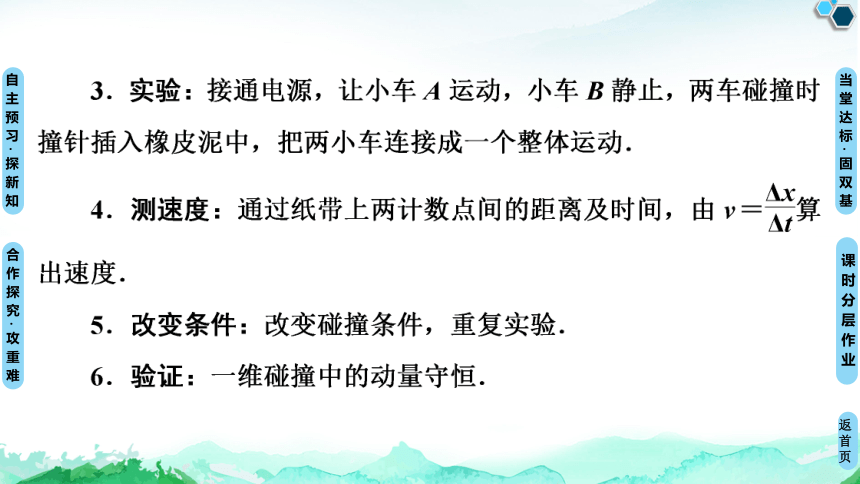 人教版（2019）高中物理 选择性必修第一册 1.4 实验：验证动量守恒定律课件