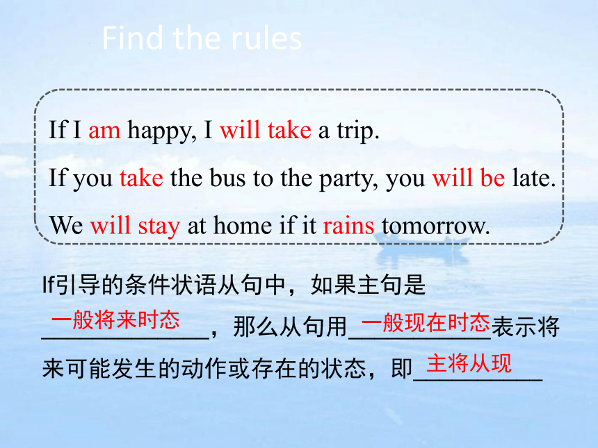 人教版八年级英语上册Unit 10  If you go to the party, you'll have a great time! Section A（Grammar Focus--3c）课件