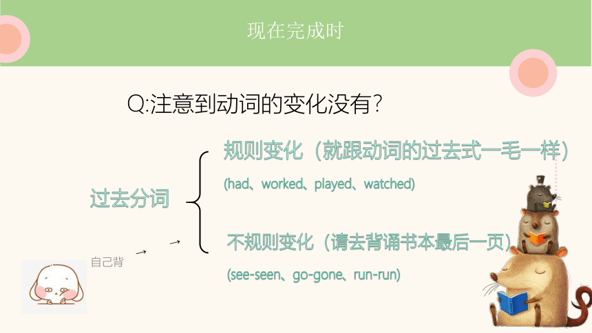 通用版小学英语小升初专题复习语法综合 现在完成时课件