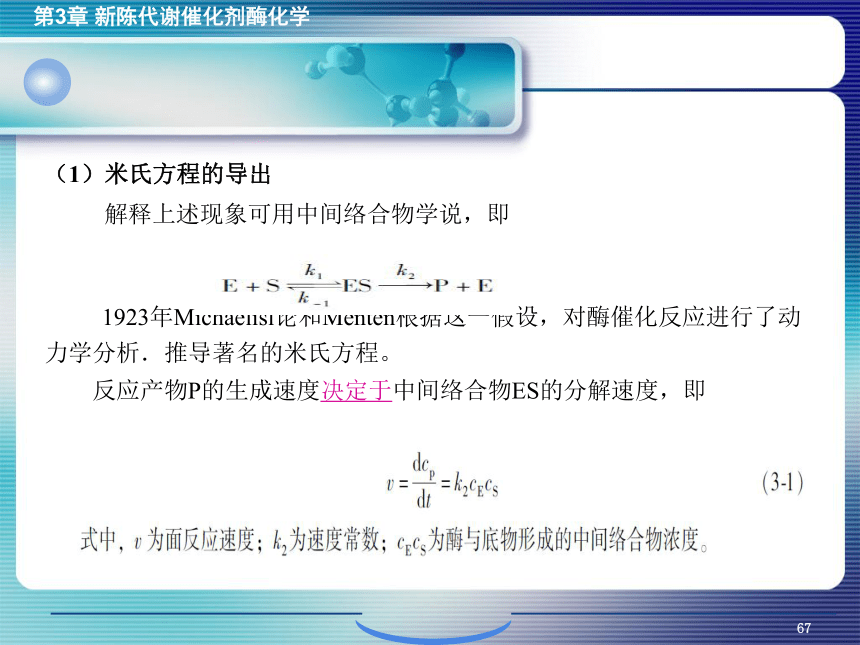 3.4酶促反应的动力学 课件(共41张PPT)- 《环境生物化学》同步教学（机工版·2020）