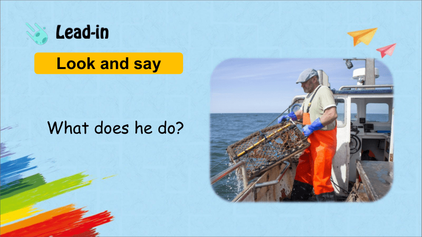 Unit5What does he do? B Let's try & Let's talk教学课件(共21张PPT)