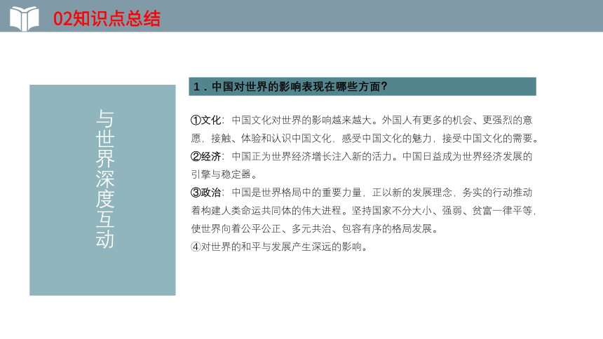 2022年中考一轮复习道德与法治九年级下册第三课  与世界紧相连  教学课件（27张PPT）