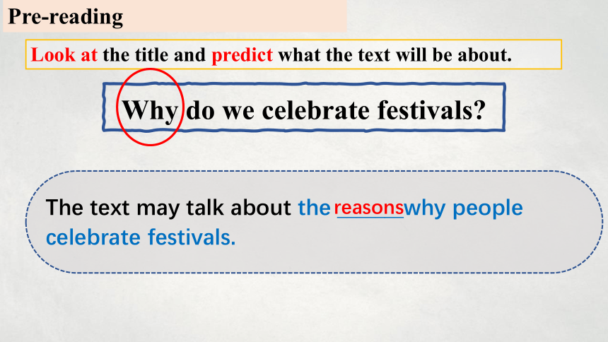 人教版（2019）必修第三册Unit 1 Festivals and Celebrations Reading and Thinking课件(共41张PPT)