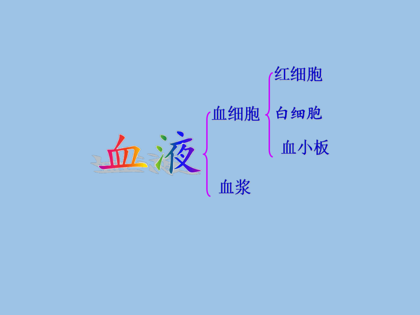 苏教版生物七年级下册 第十章 第一节 血液和血型课件(共26张PPT)