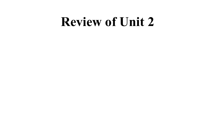 人教精通版（三年级起点）四年级上册Review of  Unit 2复习课件（37张PPT)