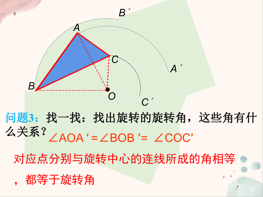 11.2.1图形的旋转 课件(共22张PPT) 2022--2023学年青岛版八年级数学下册