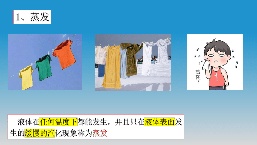 3.3《汽化和液化》 2022-2023学年人教版物理八年级上册(共25张PPT)