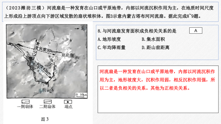 2023届山东省潍坊市高考第三次地理模拟考试 评课课件（24张）