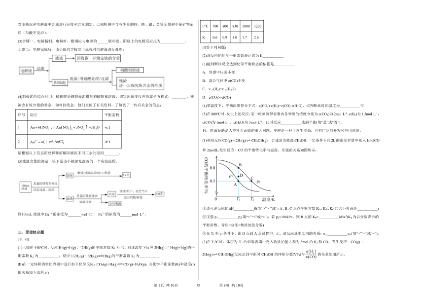 专题2化学反应速率与化学平衡综合练习（含解析）2022-2023学年上学期高一化学苏教版（2019）选择性必修1