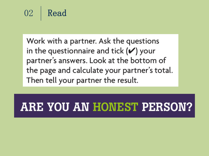 外研社剑桥新思维第二版第三极第八单元第一课课件Unit 8 Be honest! Lesson1(共12张PPT)