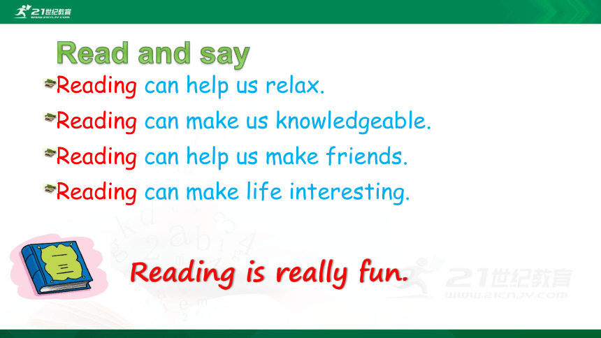 Unit 4 Reading is fun 课件（50张）