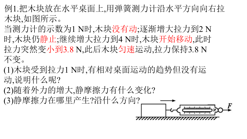 3.2 摩擦力 课件(共33张PPT)-2023-2024学年高一上学期物理人教版（2019）必修第一册