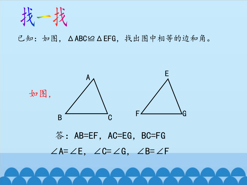 鲁教版（五四制）数学七年级上册 1.3 探索三角形全等的条件-第一课时（课件）(共30张PPT)