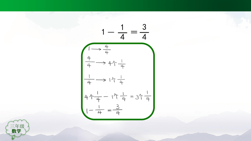 三年级上册【数学(人教版)】分数的简单计算（第2课时）-（32张PPT）课件