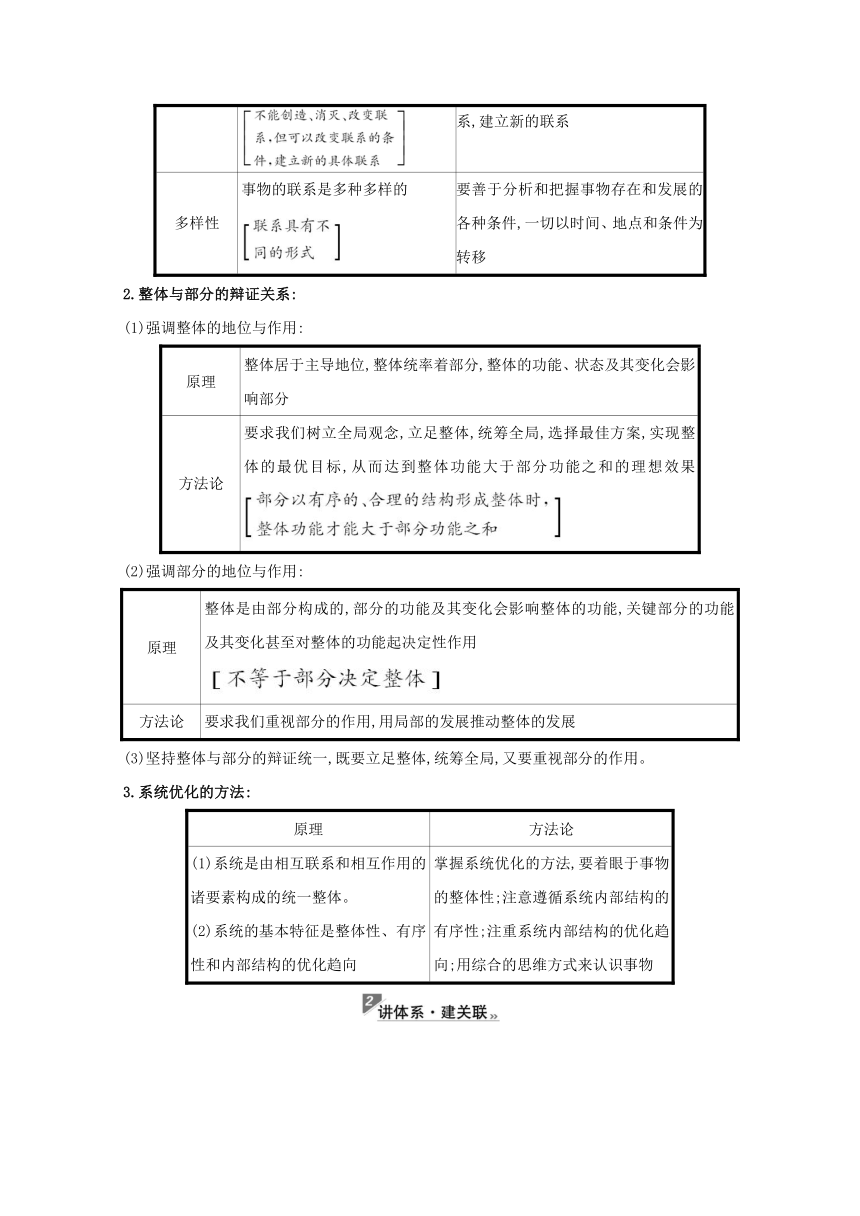 第一篇 专题通关攻略8 唯物辩证法（三讲三练）-2021届高考政治二轮复习（江苏专用）（含答案）