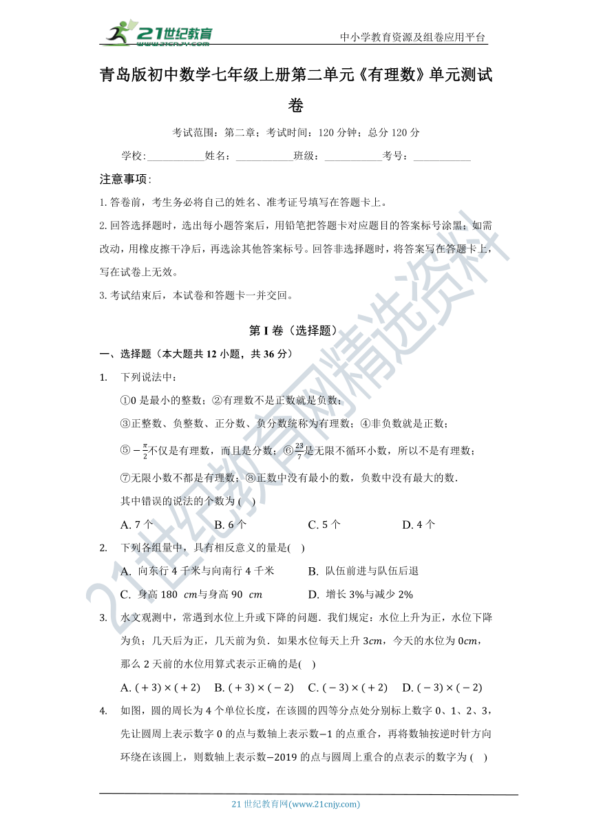 第2章 有理数单元测试卷（困难）（含答案）