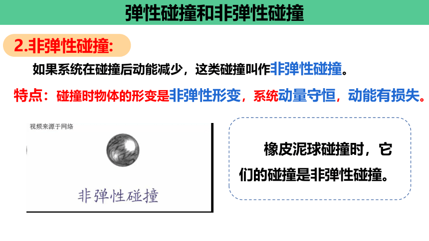 物理人教版（2019）选择性必修第一册1.5弹性碰撞和非弹性碰撞（共37张ppt）