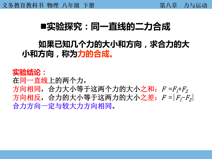 8.2力的平衡 (共19张PPT)教科版物理八年级下册