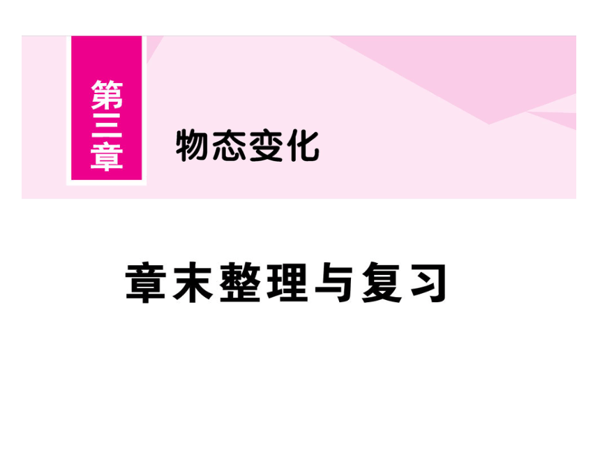 2021-2022学年八年级上册人教版物理习题课件 第三章 章末整理与复习(共30张PPT)