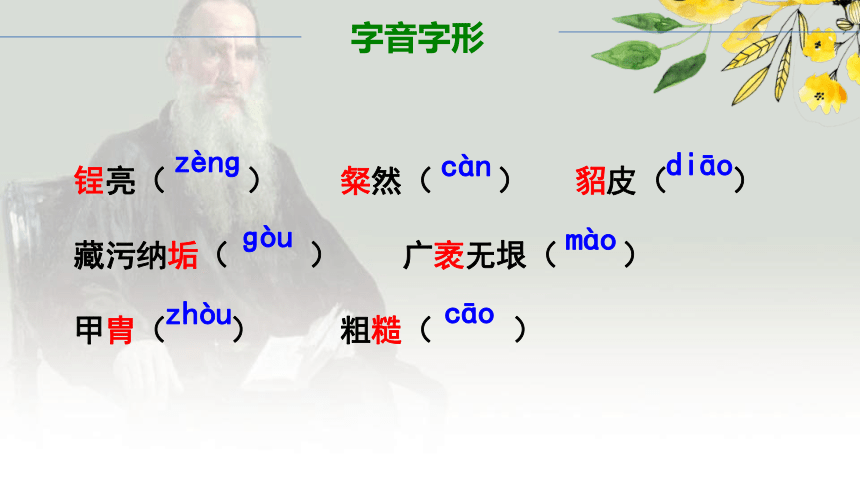 部编版语文八年级上册8《列夫托尔斯泰》课件(共20张PPT)