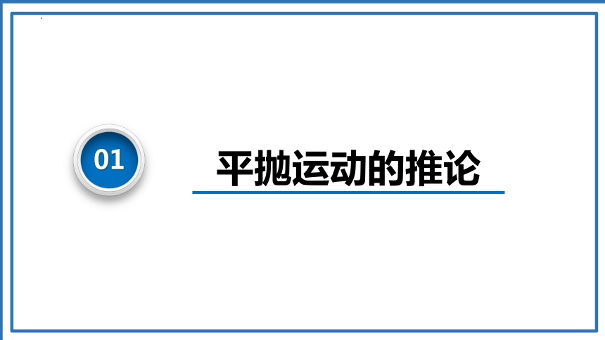 5.4.2平抛运动的推论及与斜面结合问题 课件（29张PPT）高一下学期物理人教版（2019）必修第二册