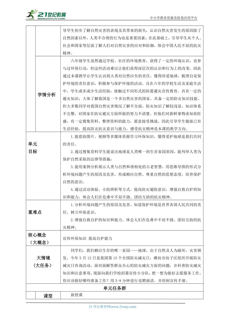 六下第二单元大单元任务群教学设计.docx