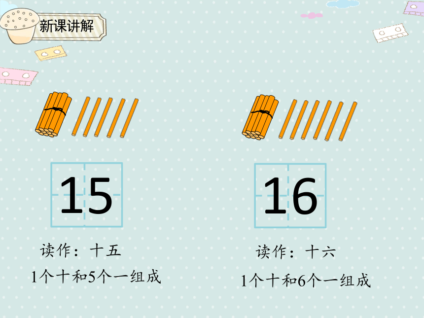 6.1 认识10~20（数数、读数、数序）同步课件（21张PPT）