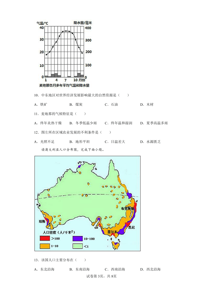 2022年重庆市初中学业水平考试地理真题（含解析）