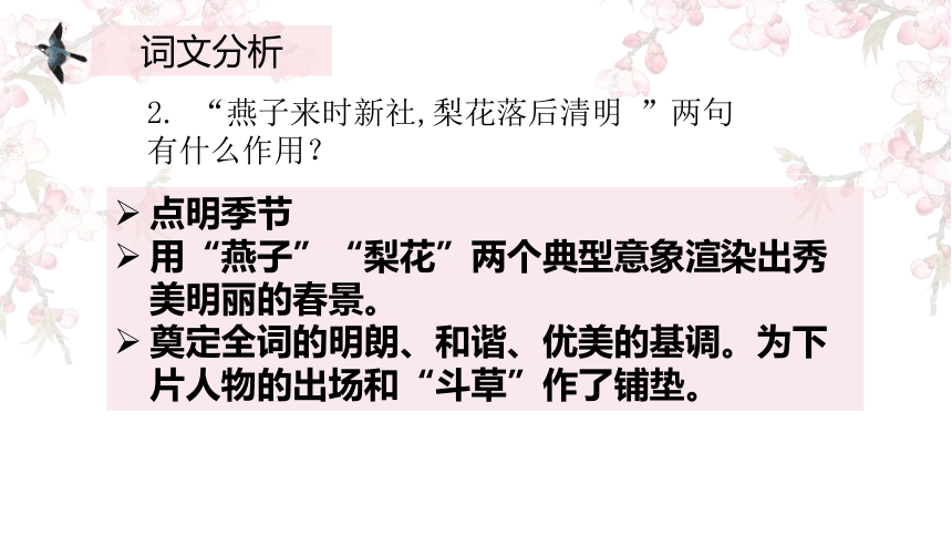 《破阵子（燕子来时新社）》课件(共20张PPT)