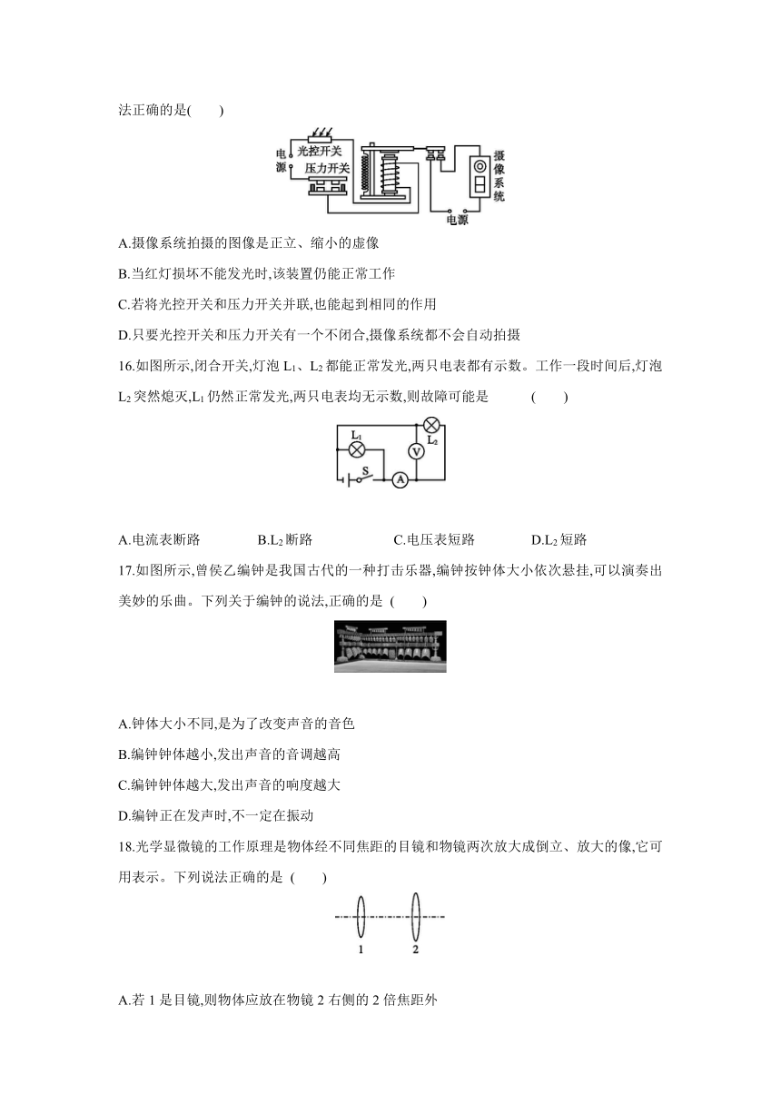 华师大版科学八年级下册阶段综合练习：期末综合测试（含答案）