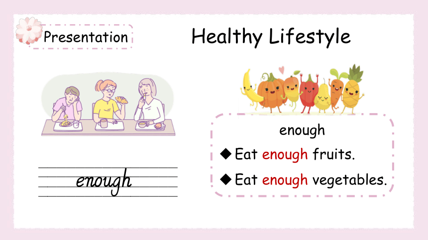 Unit 3 Staying Healthy 第一课时(Vocabulary&Target) 课件(共20张PPT)