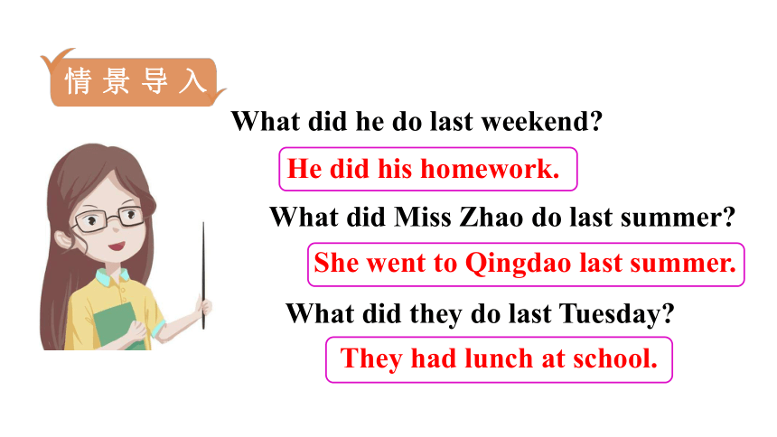 Unit 12 What did you do last weekend? Section A (Grammar Focus－3c) 课件（21张PPT）