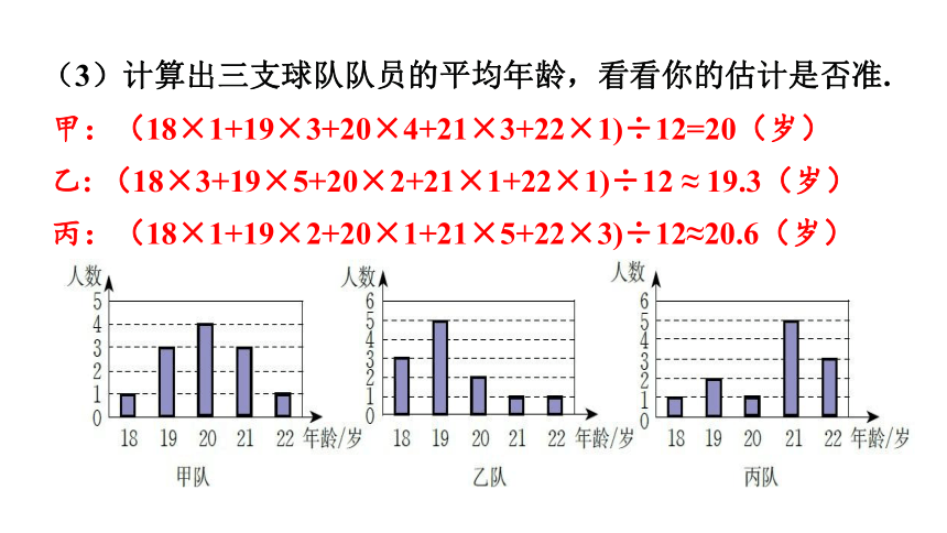 6.3 从统计图分析数据的集中趋势  课件（共19张PPT）