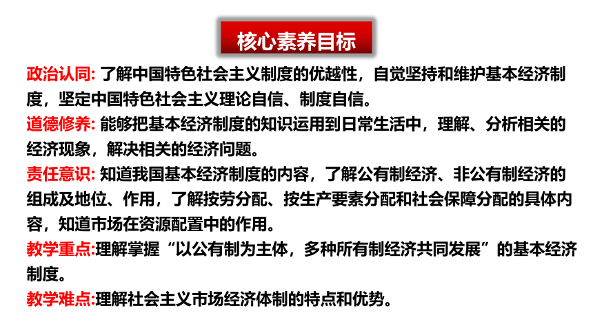 （核心素养目标）5.3基本经济制度 课件（共28张PPT）