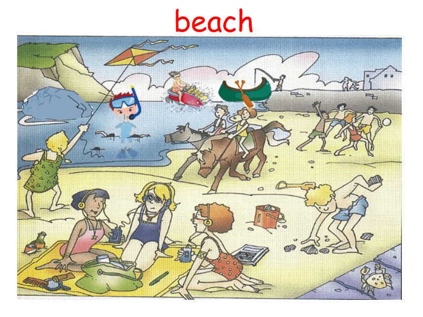 Unit5 On the beach Lesson3 课件(61张PPT)