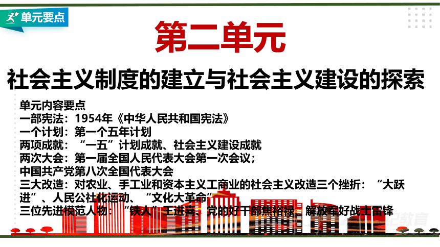 第二单元 社会主义制度的建立与社会主义建设的探索  大单元教学课件