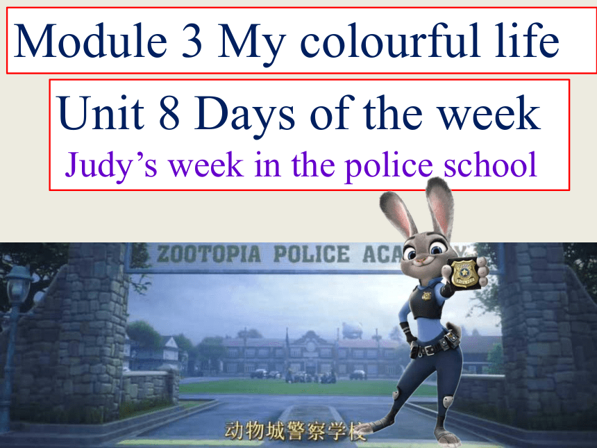 Module 3  Unit8 days of the week课件(共52张PPT)