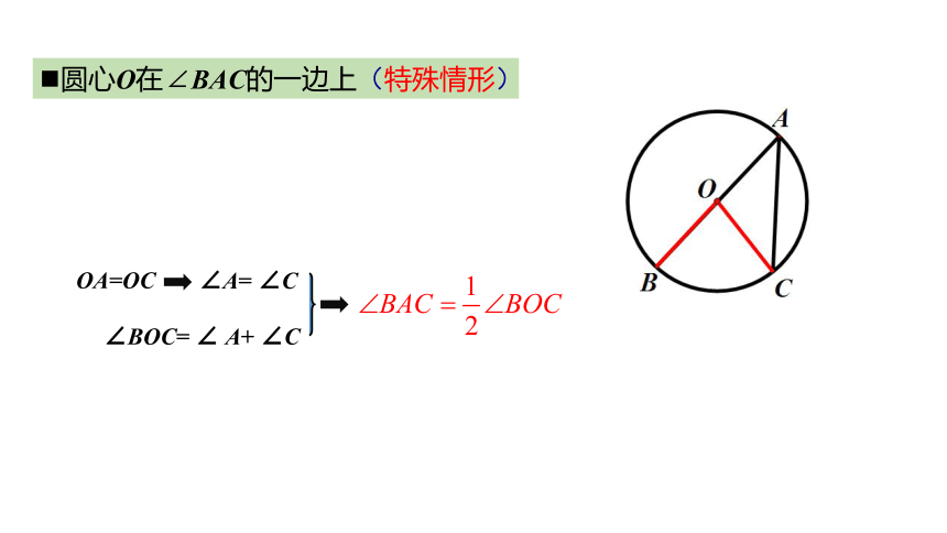 冀教版数学九年级上册同步课件：28.3 第2课时 圆周角的概念和性质(共20张PPT)