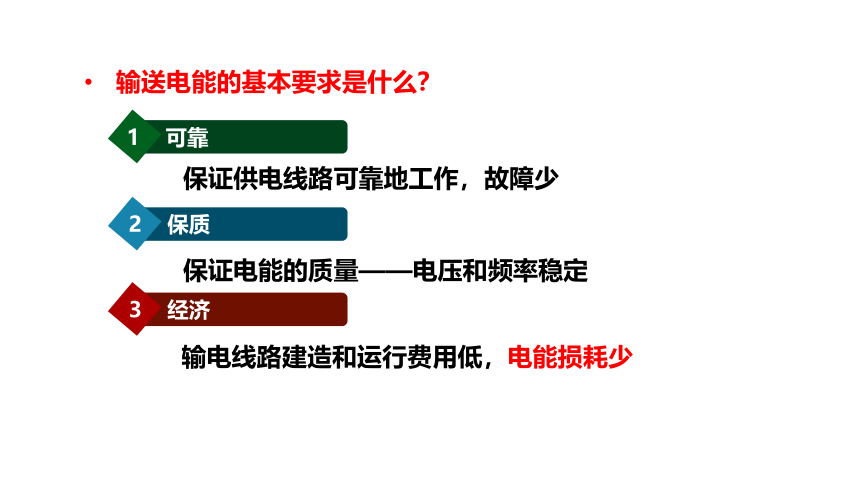 人教版（2019）选择性必修二 3.4 电能的输送 课件(共30张PPT)