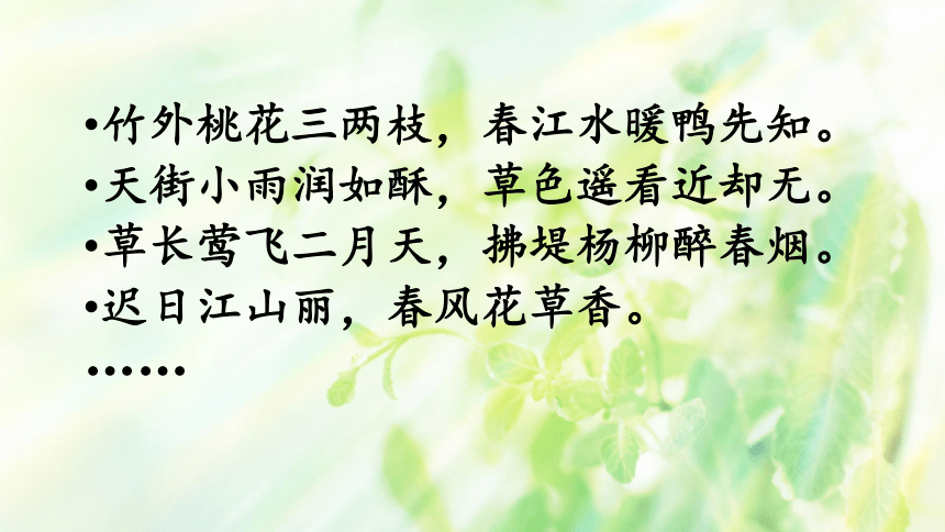 2021—2022学年部编版语文七年级上册1春课件（共69张PPT）